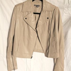 VINCE Leather motorcycle jacket